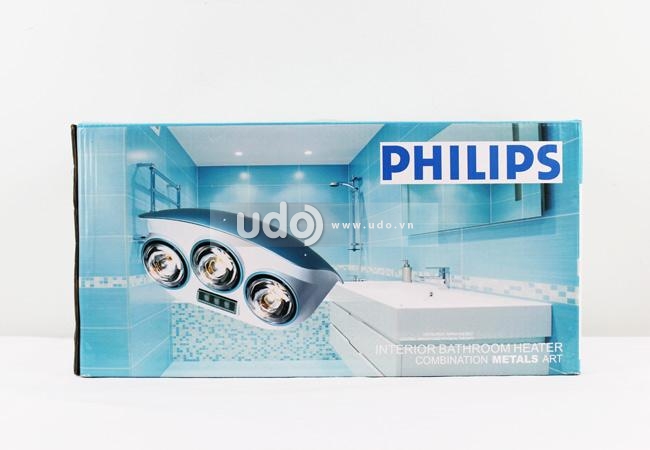 Đèn sưởi nhà tắm 3 bóng Philips cho mùa đông thêm ấm áp