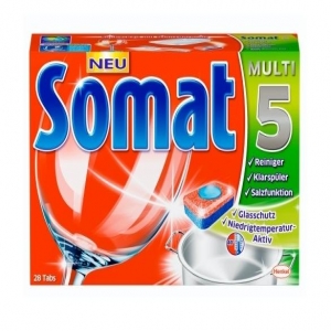 Viên rửa chén, bát SOMAT- 5 Chuyên dụng dành cho máy rửa bát.